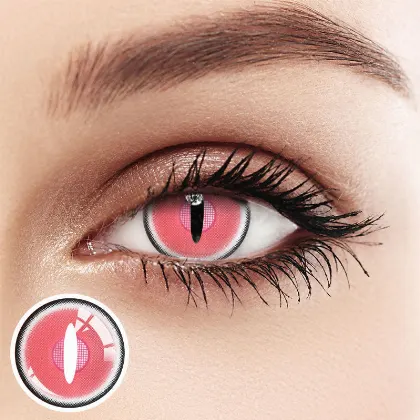 EyeLensy İblis Katili Nezuko İblis Renkli Lensler 1 Yıl
