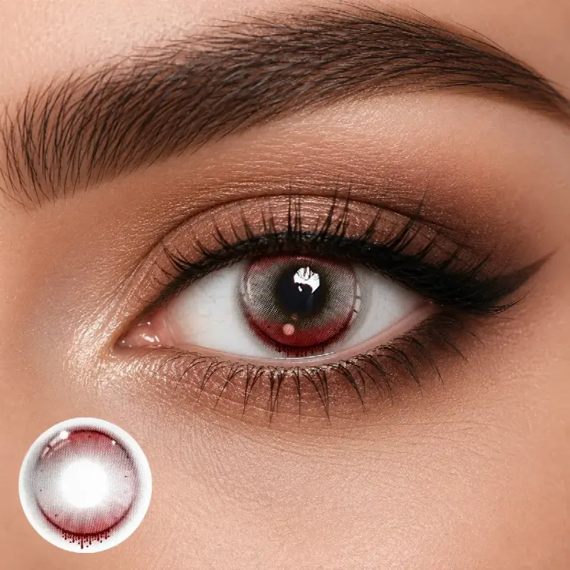 EyeLensy 크림슨 프로스트 색렌즈 서클렌즈 1년