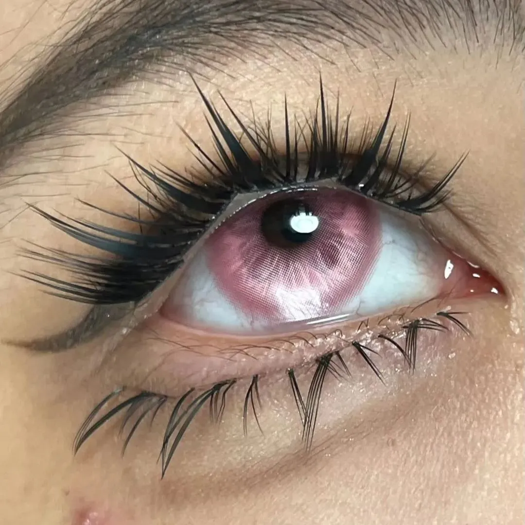 EyeLensy Ocean Wings Pink Έγχρωμοι Φακοί Επαφής 6 Μήνες