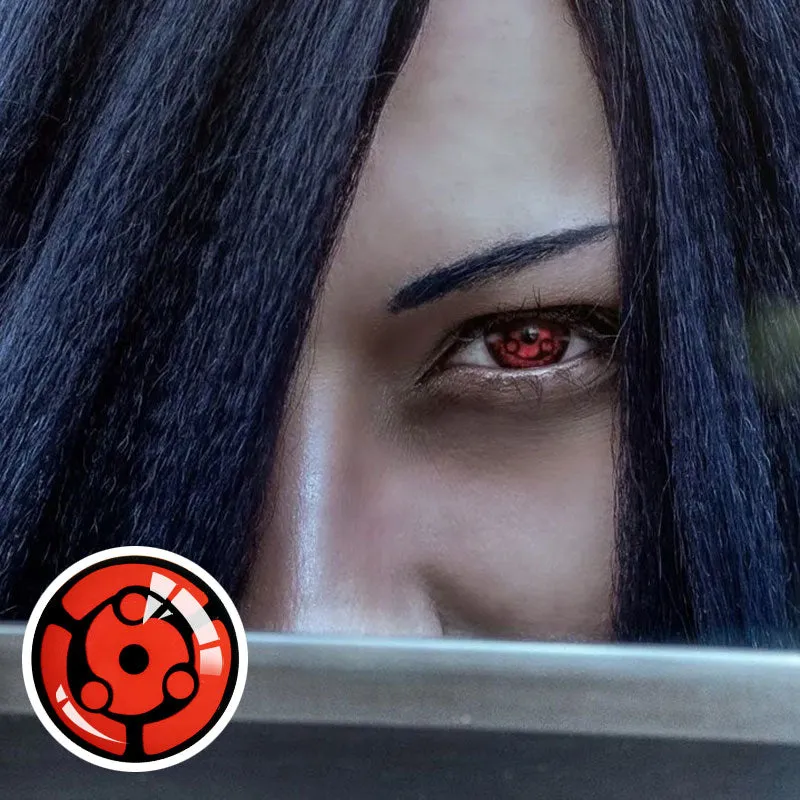 EyeLensy Mangekyou Sharingan Madary Uchihy Barevné Kontaktní Čočky 1 Rok