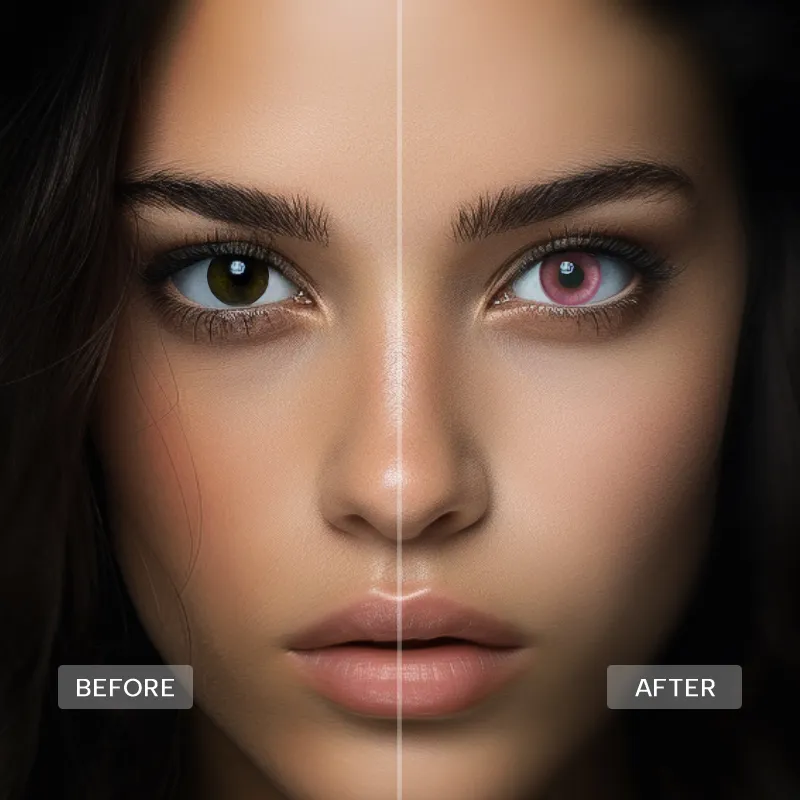 EYEZALENS Baya de Coral Mágico Lentillas de Color 1 Año