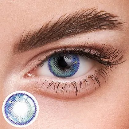 EyeLensy Crystal Blue Lentile de Contact Colorate 1 An