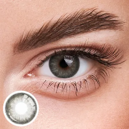 EyeLensy Γκρι Μπισκότου Έγχρωμοι Φακοί Επαφής 1 Έτος