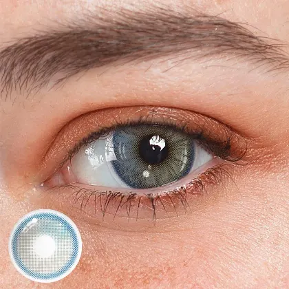 EyeLensy Tyrande Modrá Barevné Kontaktní Čočky 1 Rok