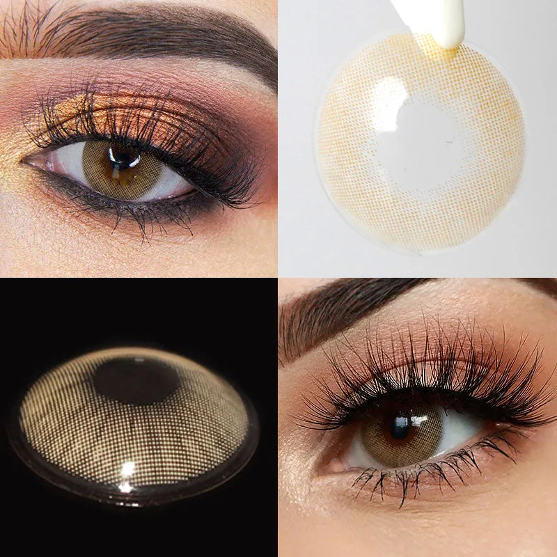 EyeLensy Polar Lights Brown | 1 Year