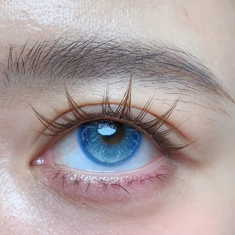 EyeLensy Jellyfish Glow Blue Έγχρωμοι Φακοί Επαφής 6 Μήνες