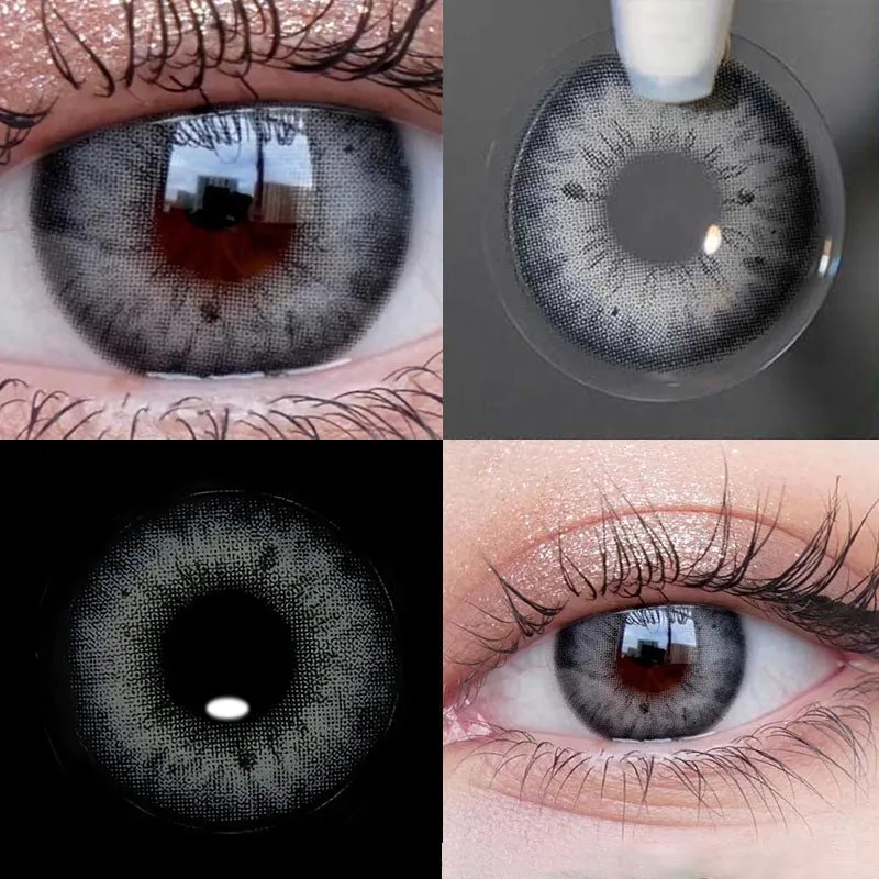 EyeLensy Stunna Kız Grisi Renkli Lensler 1 Yıl