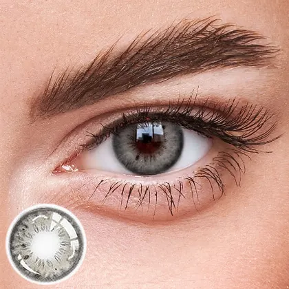 EyeLensy Stunna Girl Grey | 1 Year
