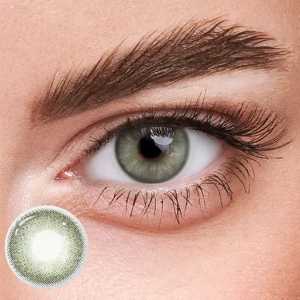 EyeLensy Apex Grøn Farvede Kontaktlinser 1 År