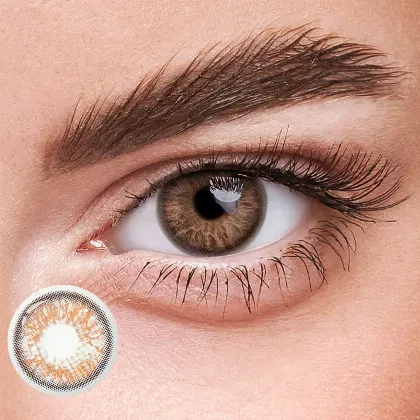 EyeLensy 러브 레터 브라운 색렌즈 서클렌즈 1년
