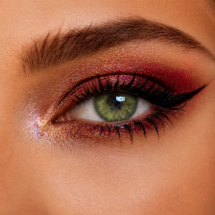 EyeLensy Glitrende Romona Farvede Kontaktlinser 1 År