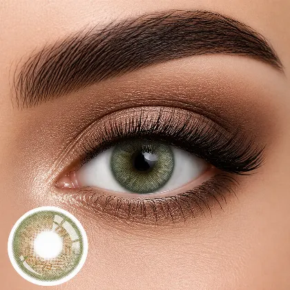 EyeLensy Aloe Grøn Farvede Kontaktlinser 1 År