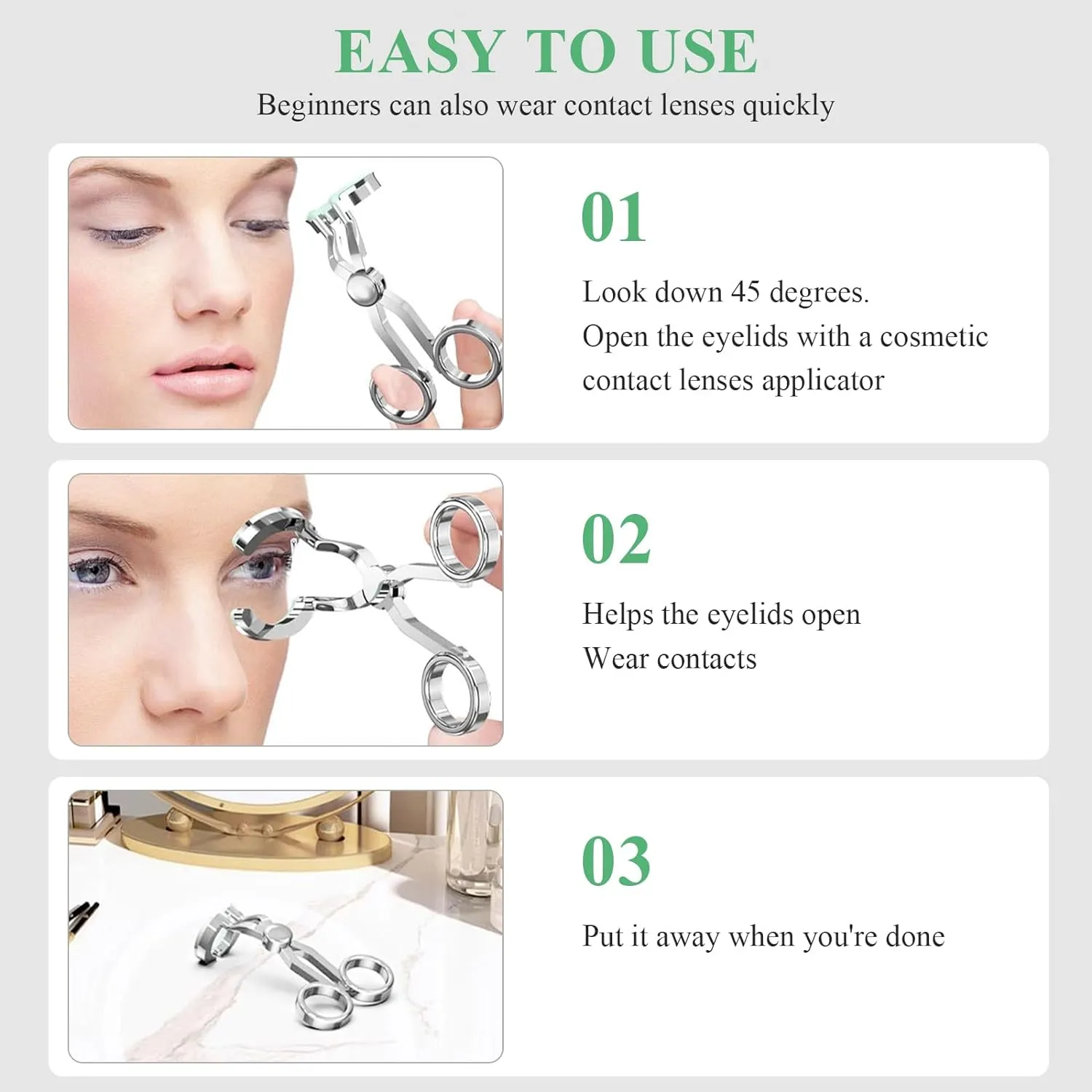 Contact Lens Eyelid Stretcher | Accessory