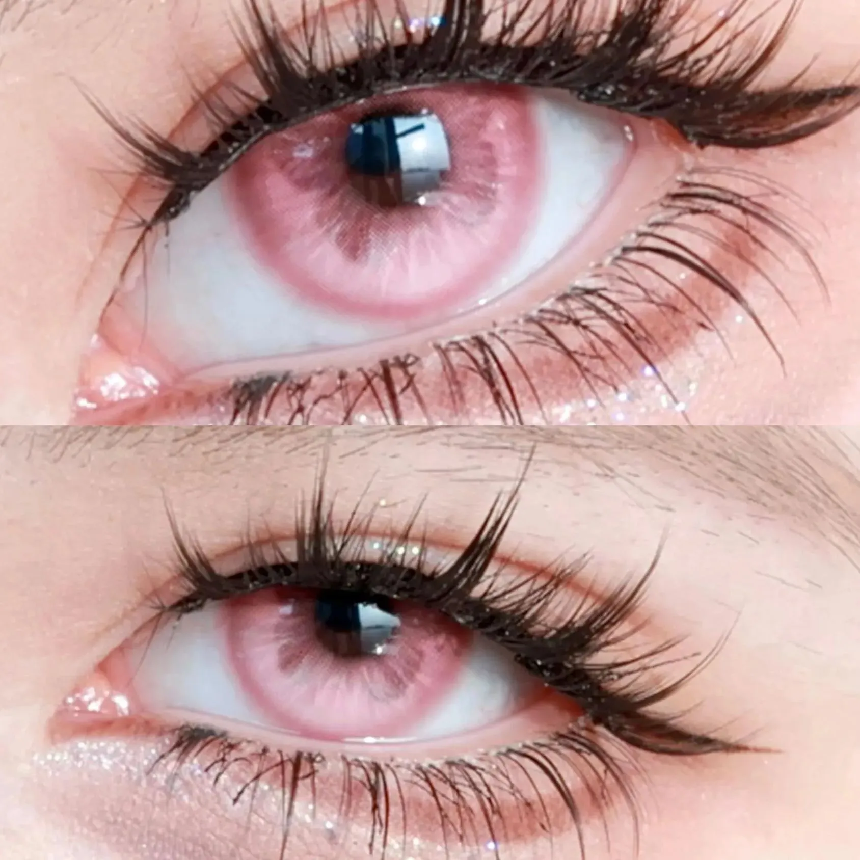 EyeLensy Ocean Wings Pink Έγχρωμοι Φακοί Επαφής 6 Μήνες