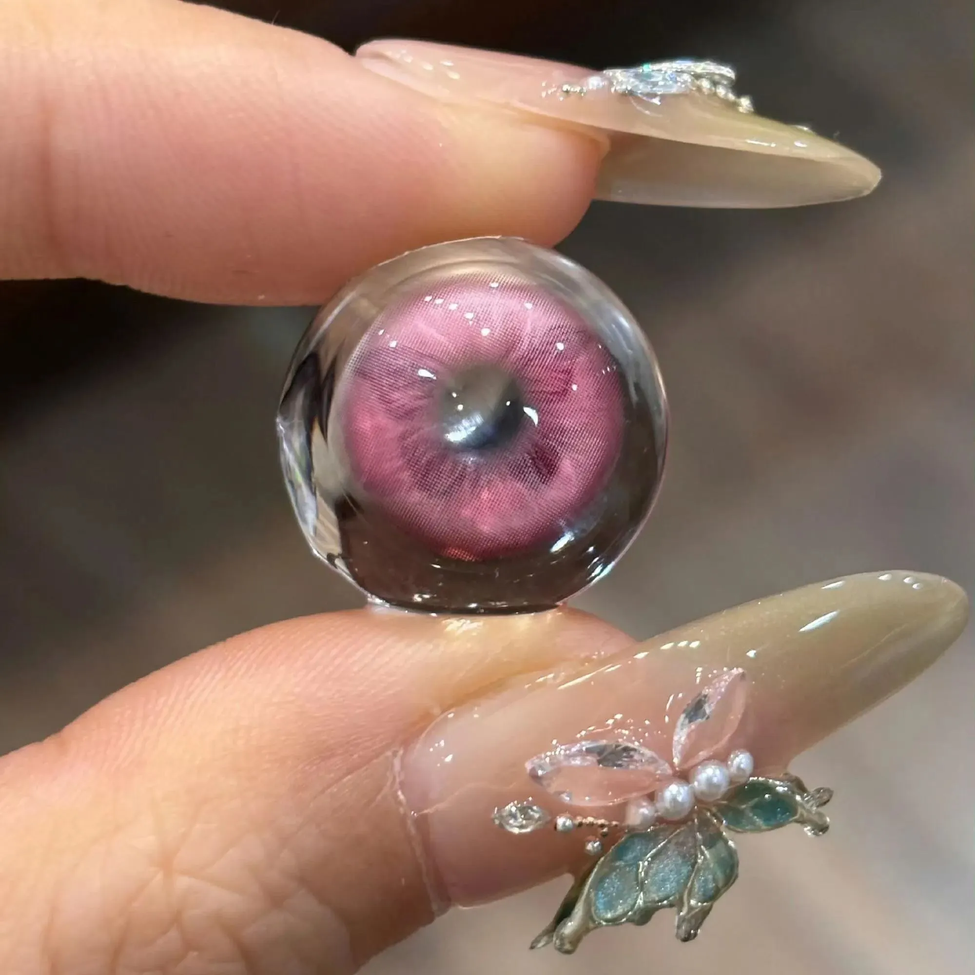 EyeLensy Ocean Wings Pink Έγχρωμοι Φακοί Επαφής 6 Μήνες