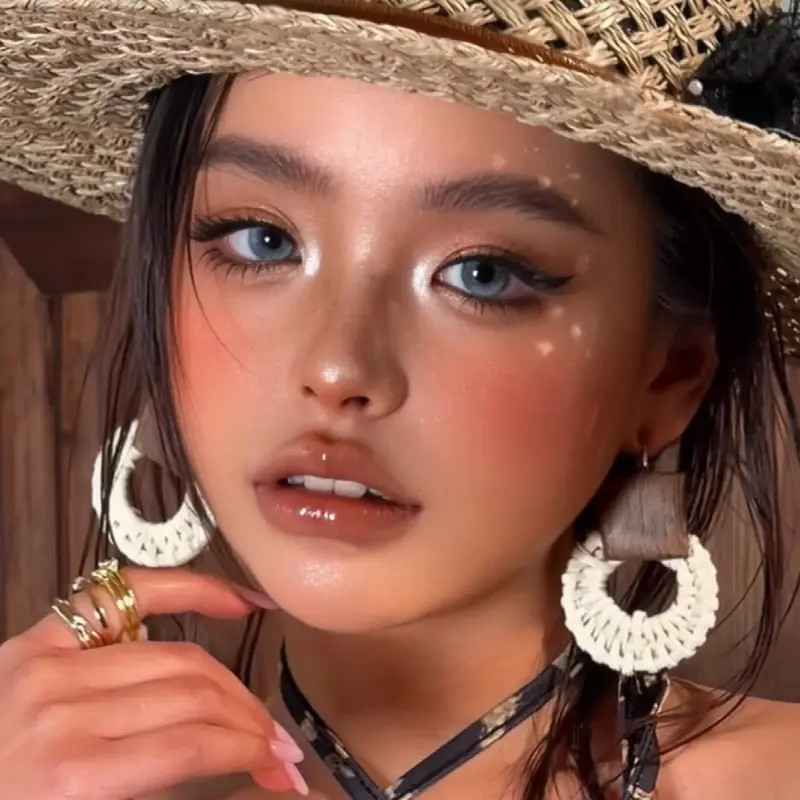 EyeLensy Jellyfish Glow Blue Έγχρωμοι Φακοί Επαφής 6 Μήνες