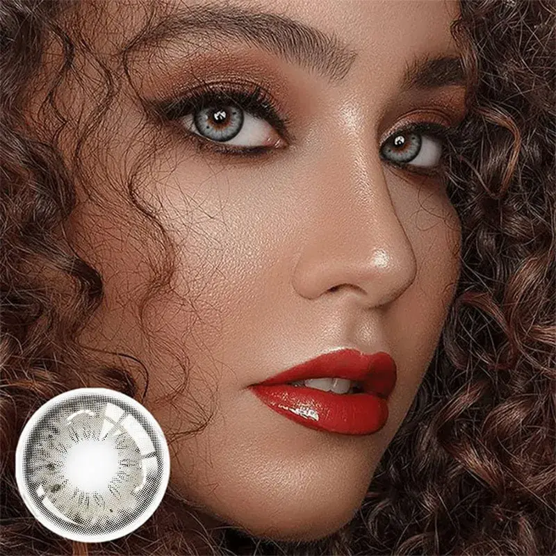 EyeLensy Stunna Kız Grisi Renkli Lensler 1 Yıl