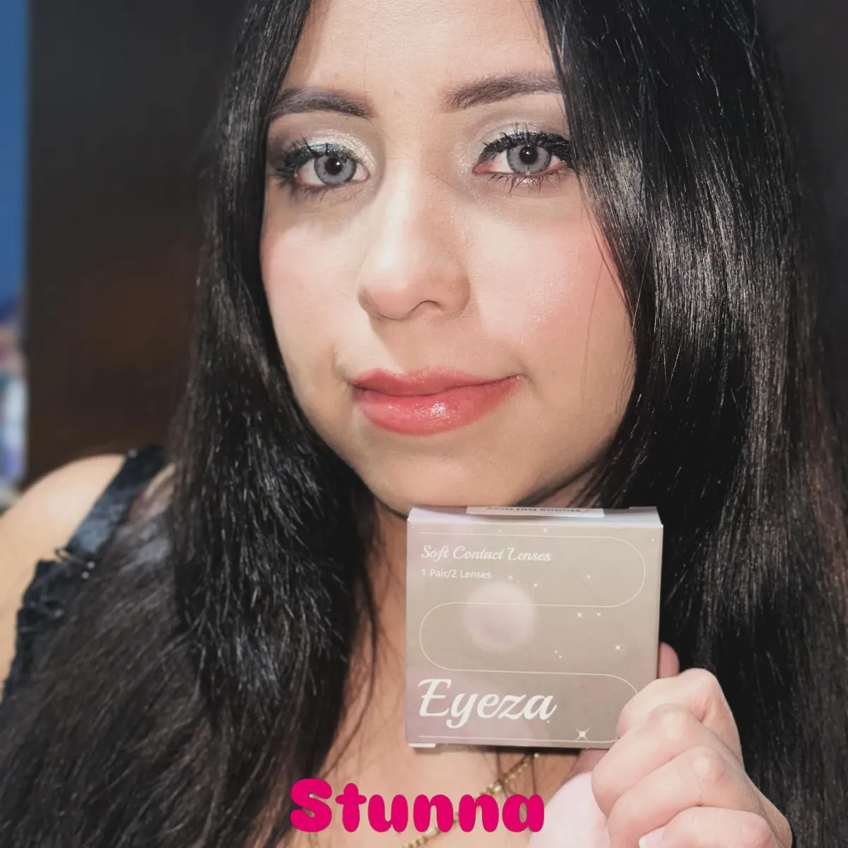 EyeLensy Stunna Kız Grisi Renkli Lensler 1 Yıl