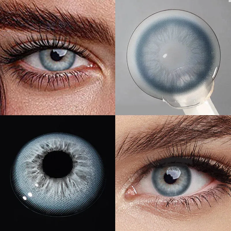 EyeLensy Unspoken Mirage Blue Έγχρωμοι Φακοί Επαφής 1 Έτος
